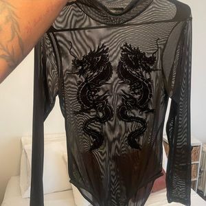 PrettyLittleThing Dragon Bodysuit